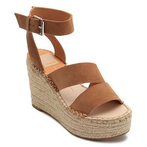 DOLCE VITA SHAYLA ESPADRILLE WEDGE SANDAL SIZE 6.5